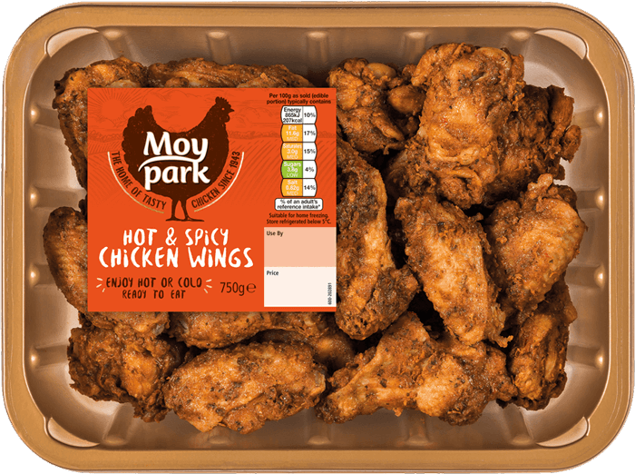 Moy Park Chicken - Hot & Spicy Chicken Wings