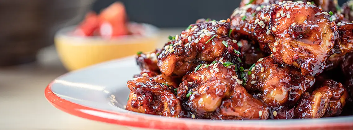 Hot & Spicy Wings with a Seasonal Twist