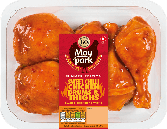 Moy Park Chicken - Sweet Chilli Chicken Drums & Thighs