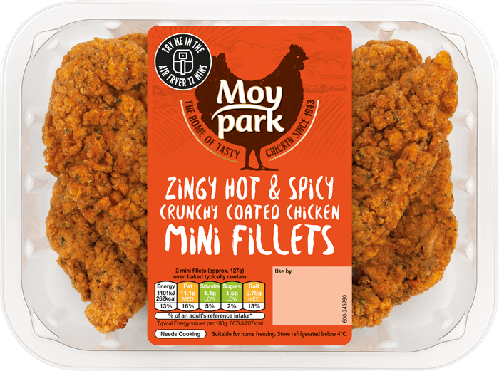 Moy Park Chicken - Hot & Spicy Mini Fillets