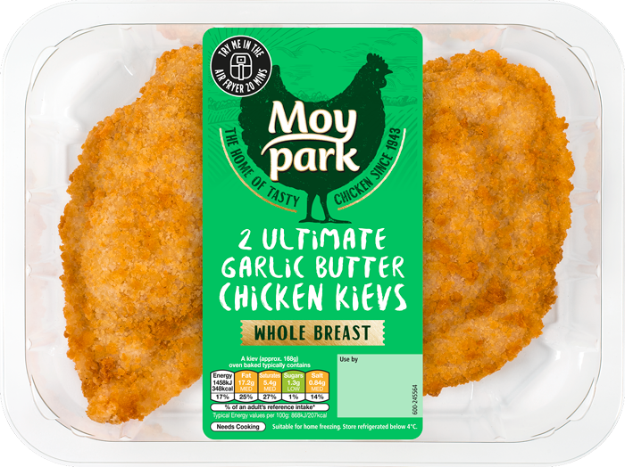 Moy Park Chicken - 2 Garlic Butter Chicken Kievs