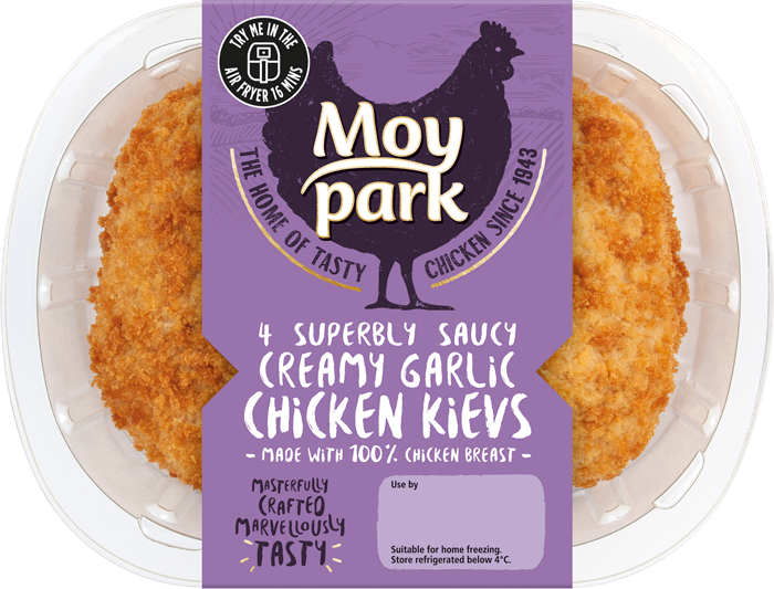 Moy Park Chicken - 4 Creamy Garlic Chicken Kievs