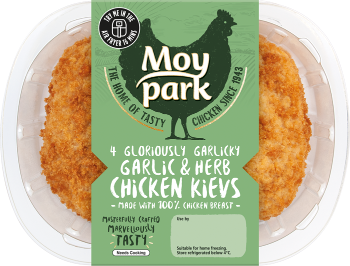 Moy Park Chicken - 4 Garlic & Herb Chicken Kievs
